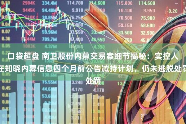 口袋超盘 南卫股份内幕交易案细节揭秘：实控人在知晓内幕信息四个月前公告减持计划，仍未逃脱处罚